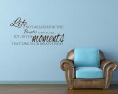 Life is not Measured by Quotes Wall Decal Motivational Vinyl Art Stickers